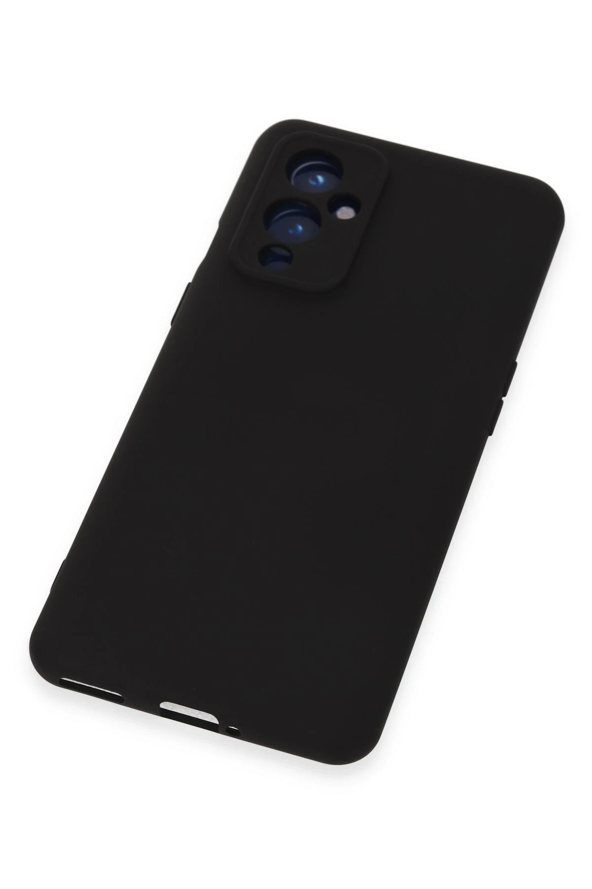 Newface One Plus 9 Kılıf Nano içi Kadife Silikon - Siyah