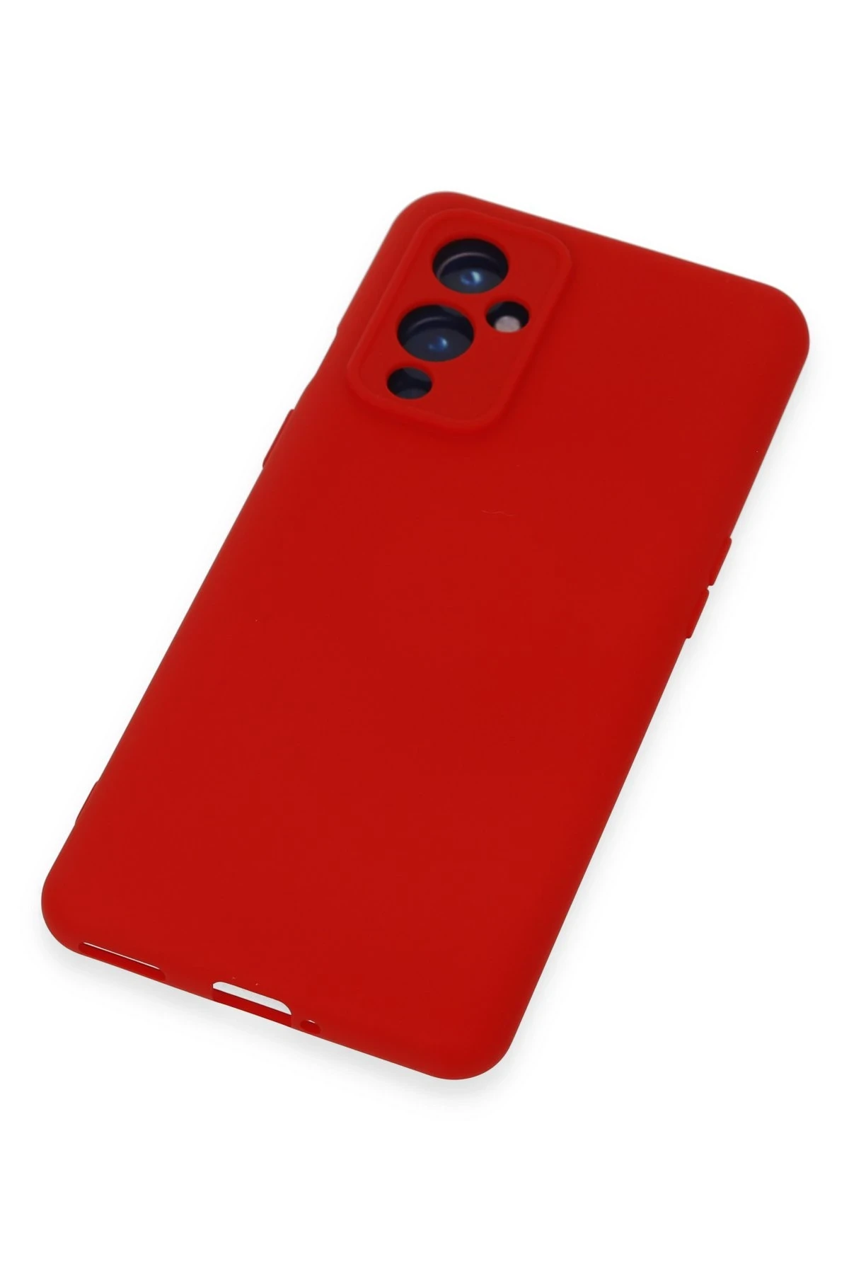 Newface One Plus 9 Kılıf Nano içi Kadife Silikon - Kırmızı