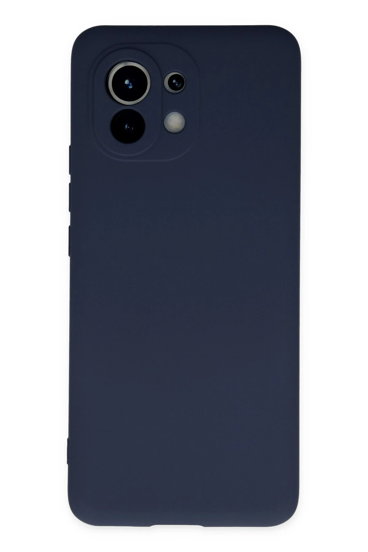 Newface Xiaomi Mi 11 Kılıf Nano içi Kadife Silikon - Lacivert