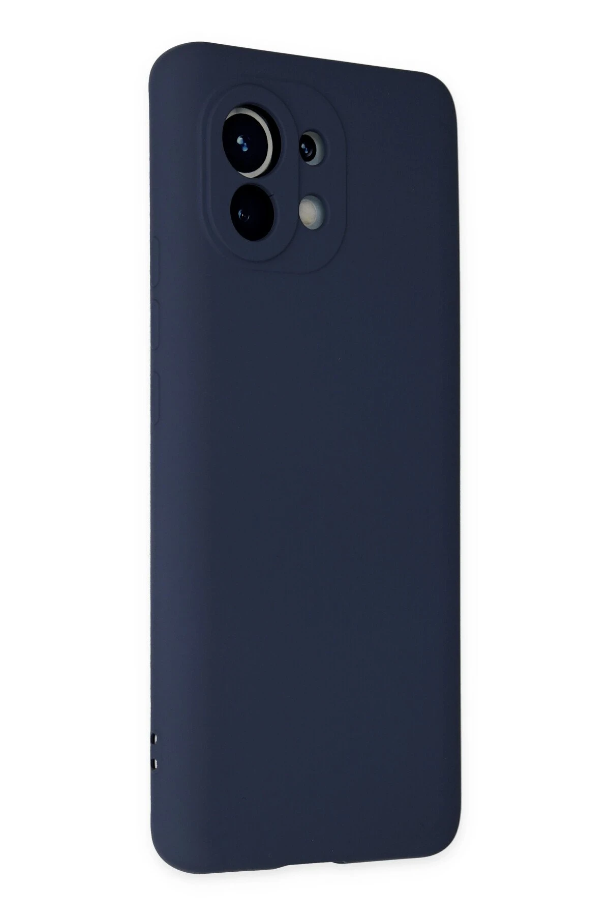 Newface Xiaomi Mi 11 Kılıf Nano içi Kadife Silikon - Lacivert