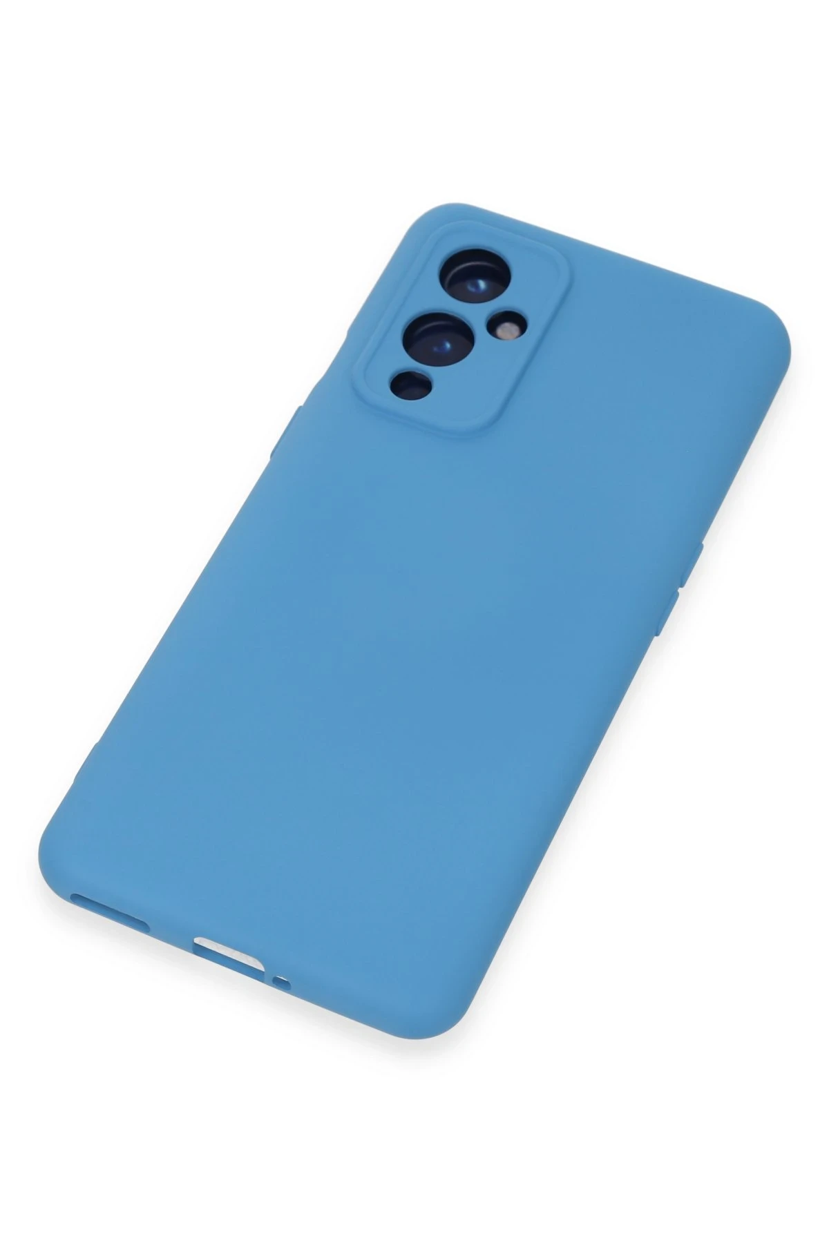 Newface One Plus 9 Kılıf Nano içi Kadife Silikon - Mavi