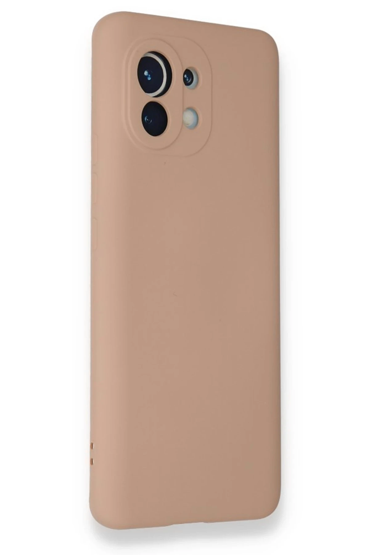 Newface Xiaomi Mi 11 Kılıf Nano içi Kadife Silikon - Pudra