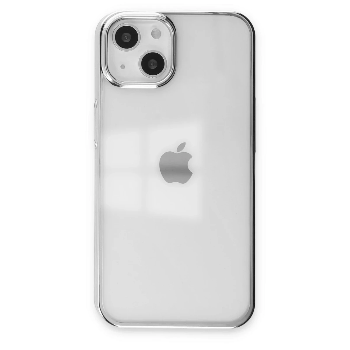 Newface Apple iPhone 14 Kılıf Element Silikon - Gümüş — görsel 4