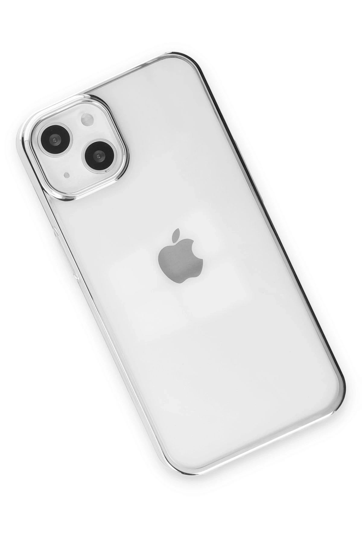 Newface Apple iPhone 14 Kılıf Element Silikon - Gümüş — görsel 3