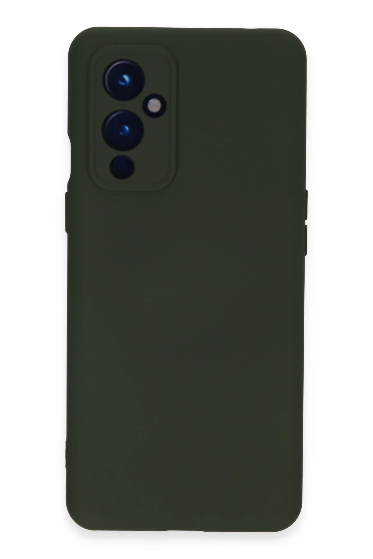 Newface One Plus 9 Kılıf Nano içi Kadife Silikon - Koyu Yeşil