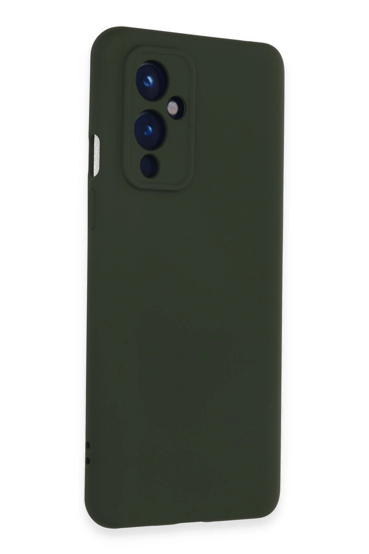 Newface One Plus 9 Kılıf Nano içi Kadife Silikon - Koyu Yeşil