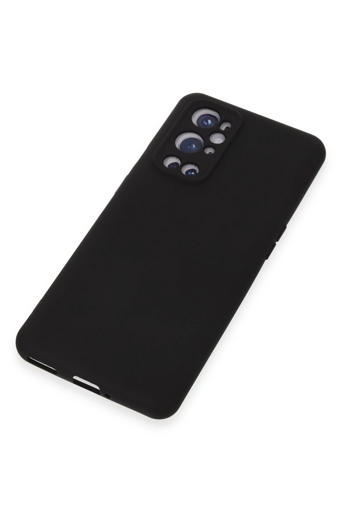 Newface One Plus 9 Pro Kılıf Nano içi Kadife Silikon - Siyah