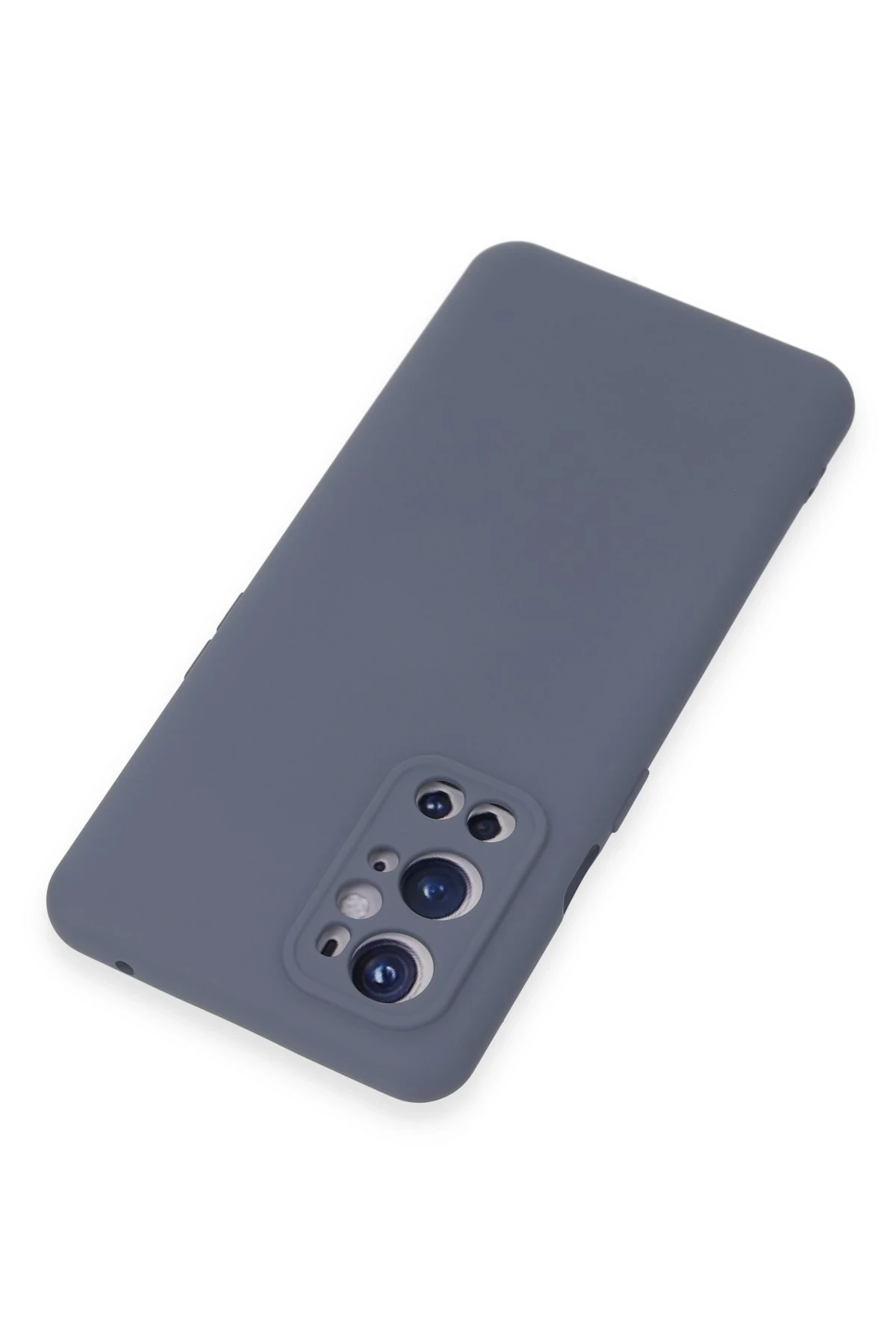 Newface One Plus 9 Pro Kılıf Nano içi Kadife Silikon - Gri