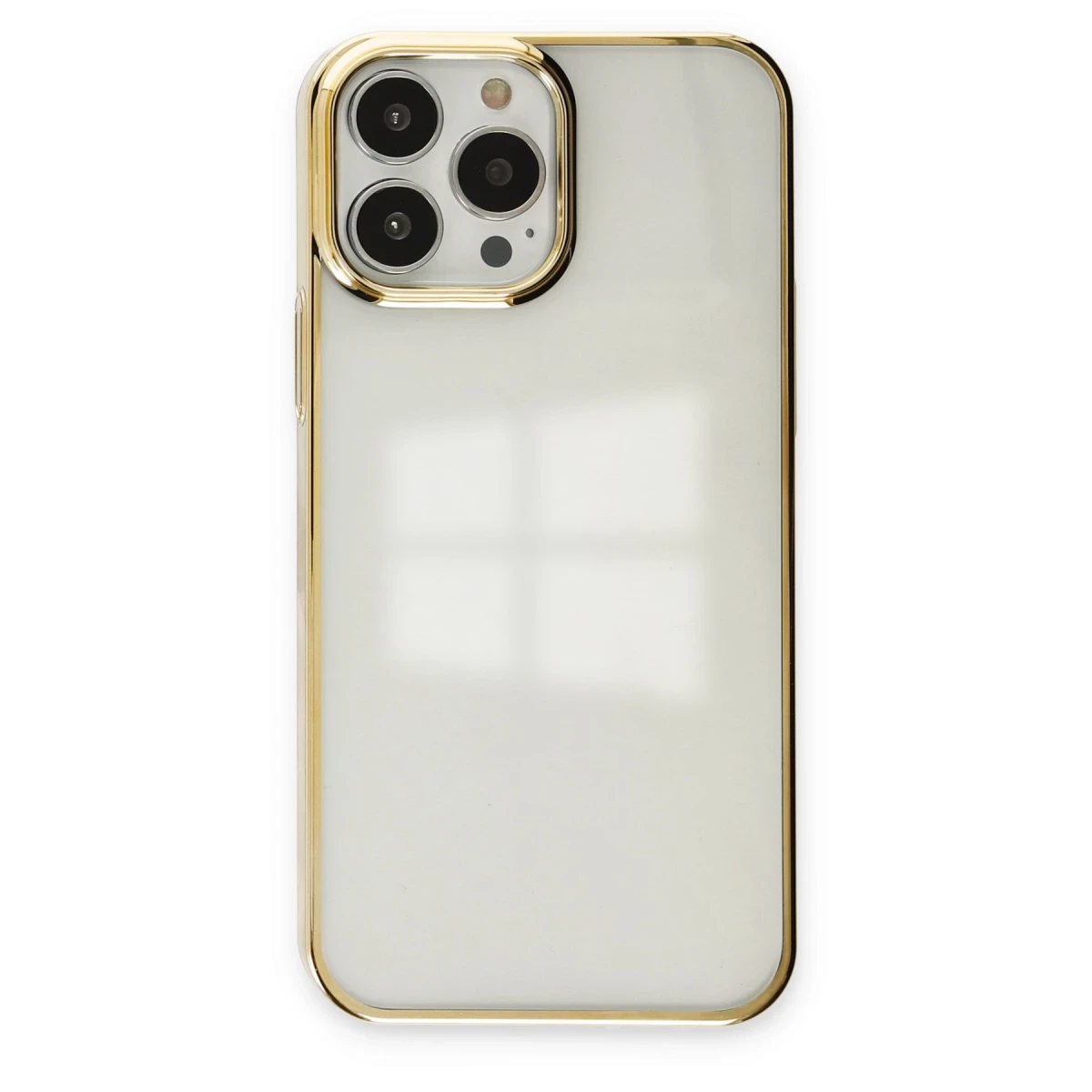 Newface Apple iPhone 14 Pro Kılıf Element Silikon - Gold