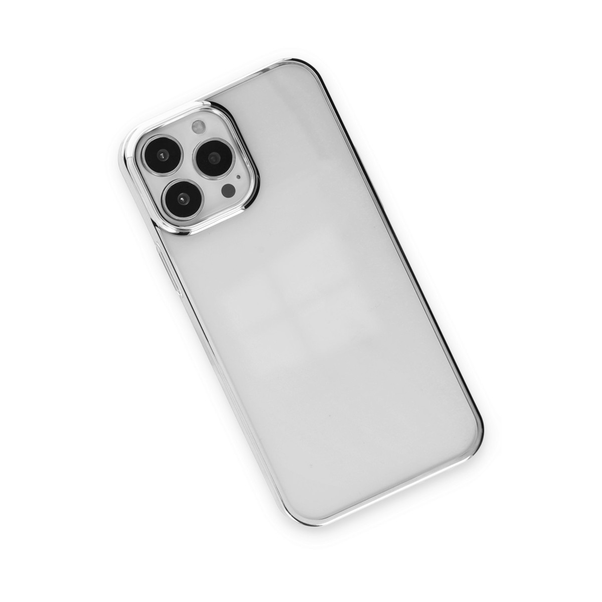 Newface Apple iPhone 14 Pro Max Kılıf Element Silikon - Gümüş — görsel 9