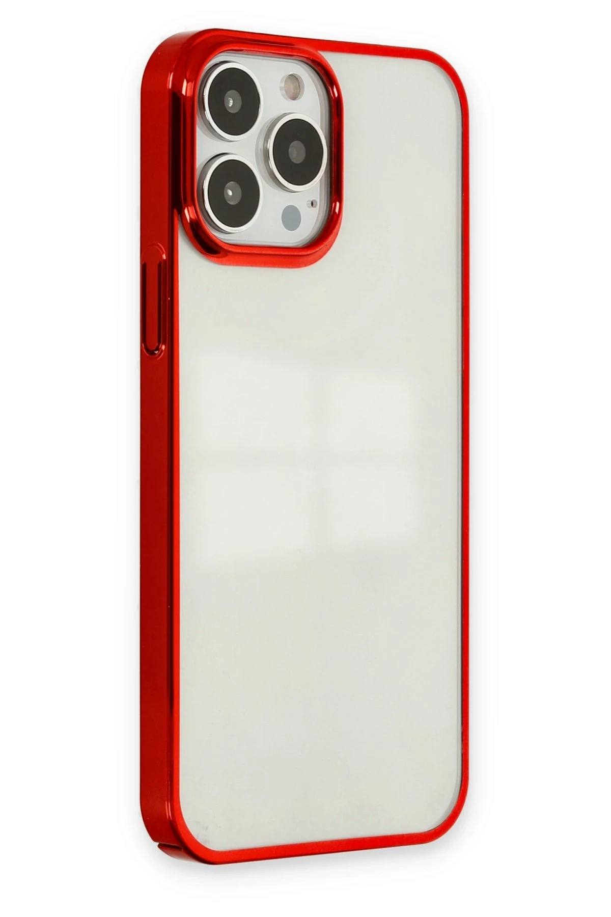 Newface iPhone 14 Pro Max Kılıf Element Silikon - Kırmızı