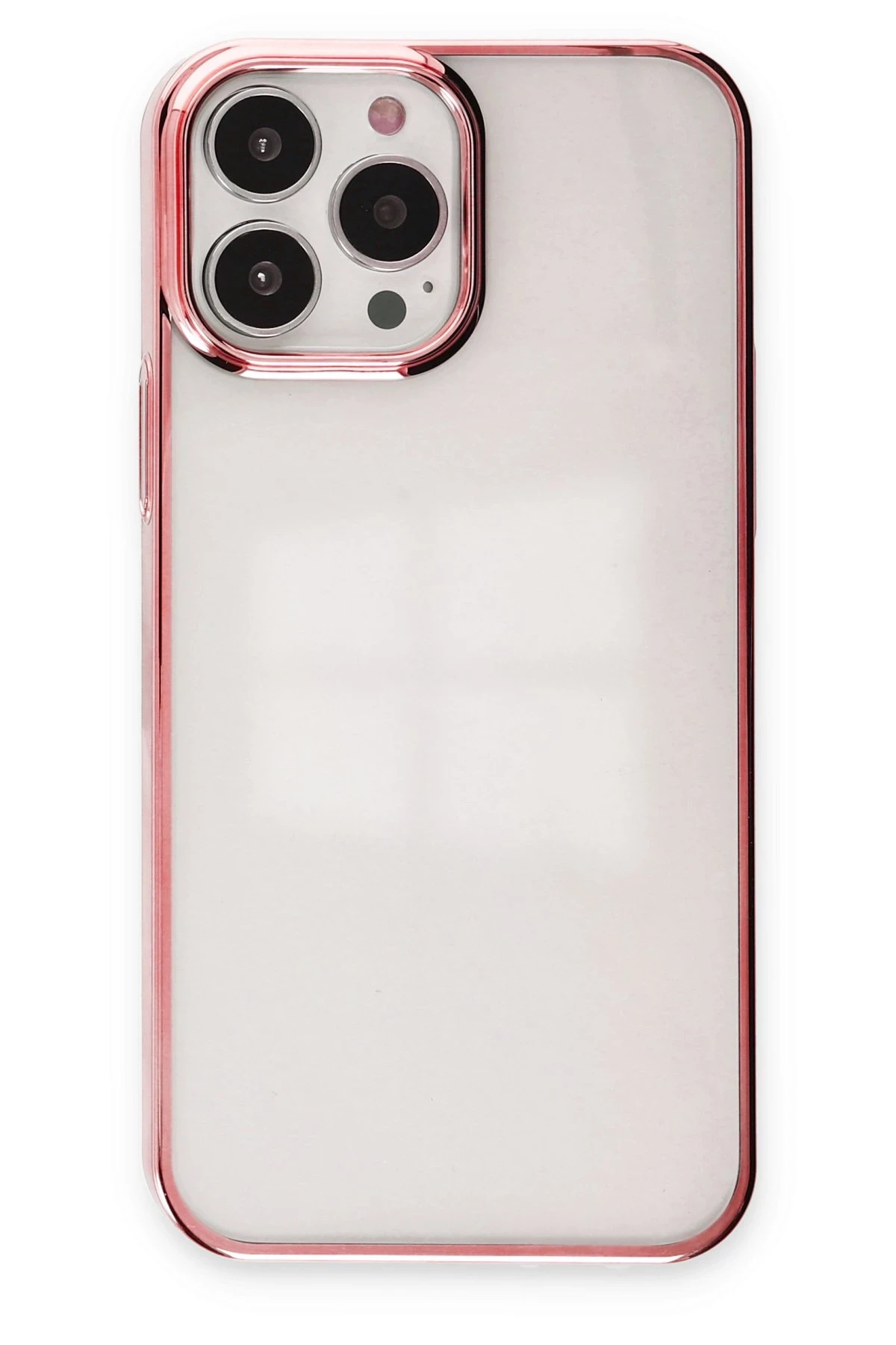 Newface iPhone 14 Pro Max Kılıf Element Silikon - Pembe