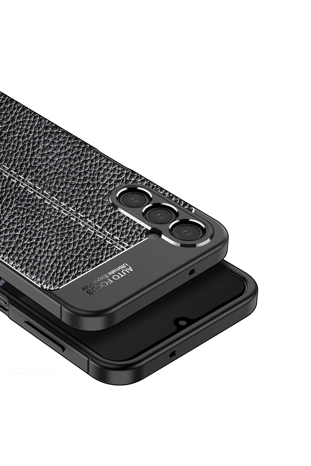 Newface Samsung Galaxy A14 4G Kılıf Auto Focus Kapak - Siyah — görsel 5