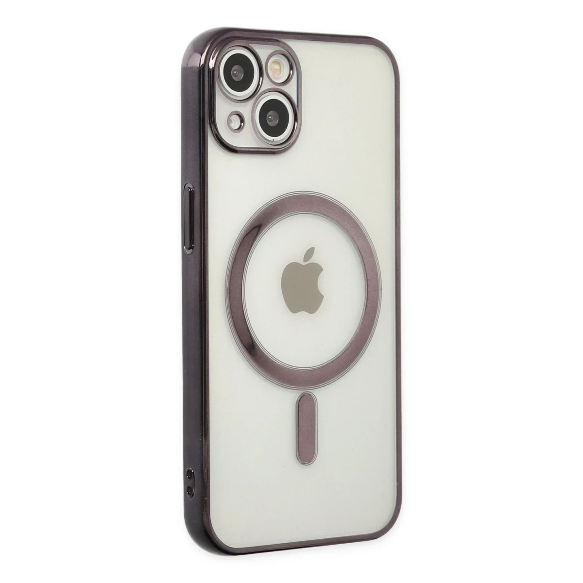 Newface Apple iPhone 14 Kılıf Magneticsafe Lazer Silikon - Siyah — görsel 5