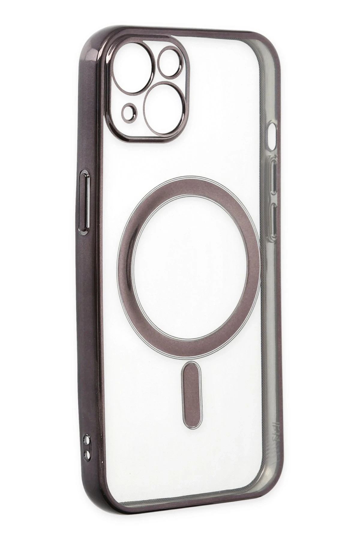 Newface Apple iPhone 14 Kılıf Magneticsafe Lazer Silikon - Siyah — görsel 4