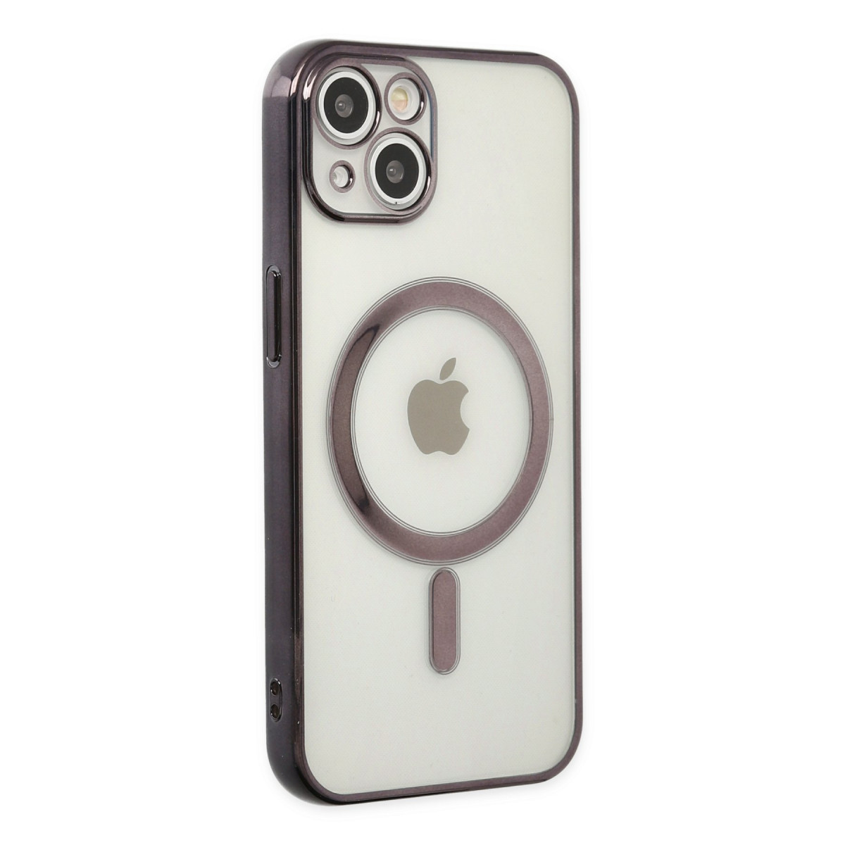 Newface Apple iPhone 14 Plus Kılıf Magneticsafe Lazer Silikon - Siyah — görsel 9
