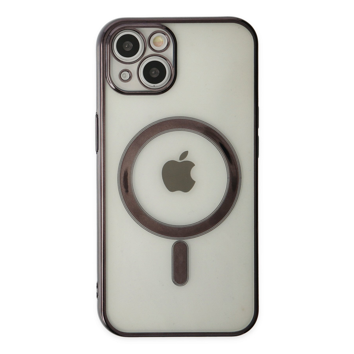 Newface Apple iPhone 14 Plus Kılıf Magneticsafe Lazer Silikon - Siyah — görsel 10