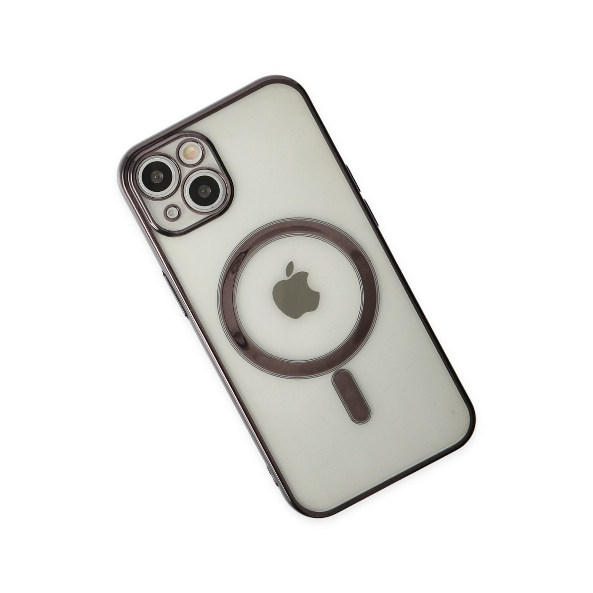 Newface Apple iPhone 14 Plus Kılıf Magneticsafe Lazer Silikon - Siyah — görsel 11
