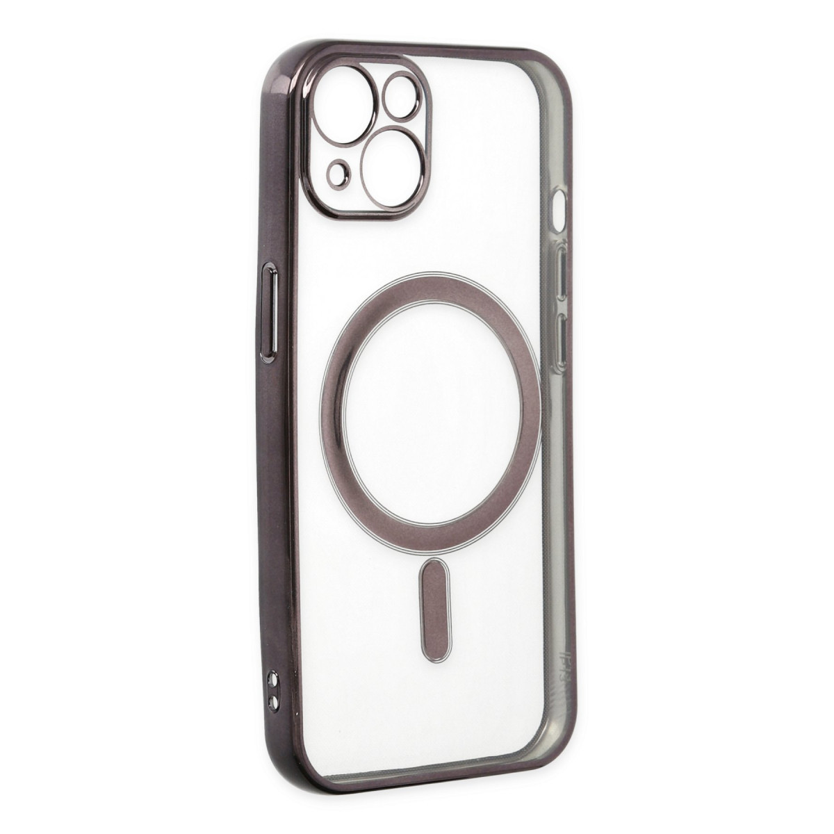 Newface Apple iPhone 14 Plus Kılıf Magneticsafe Lazer Silikon - Siyah — görsel 12