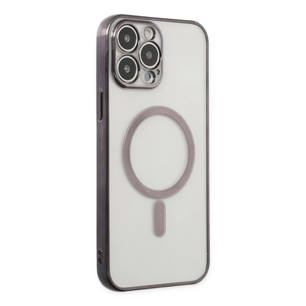 Newface Apple iPhone 14 Pro Kılıf Magneticsafe Lazer Silikon - Siyah — görsel 5