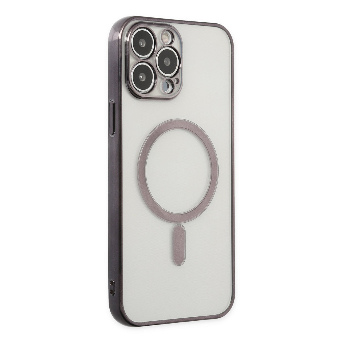 Newface Apple iPhone 14 Pro Kılıf Magneticsafe Lazer Silikon - Siyah — görsel 9