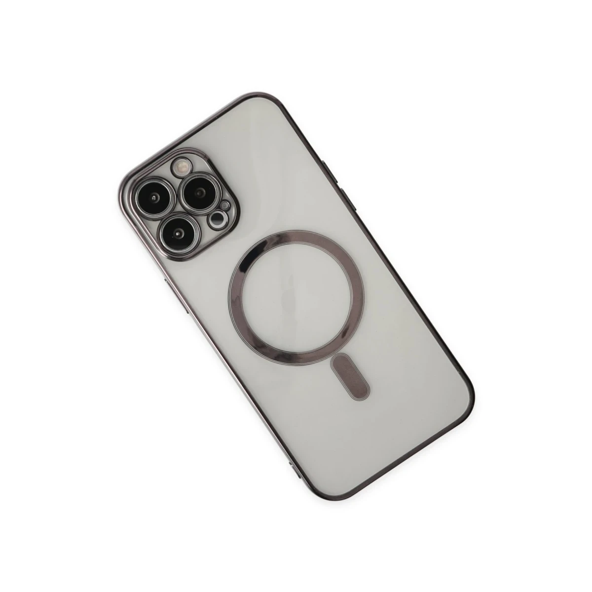 Newface Apple iPhone 14 Pro Kılıf Magneticsafe Lazer Silikon - Siyah — görsel 7
