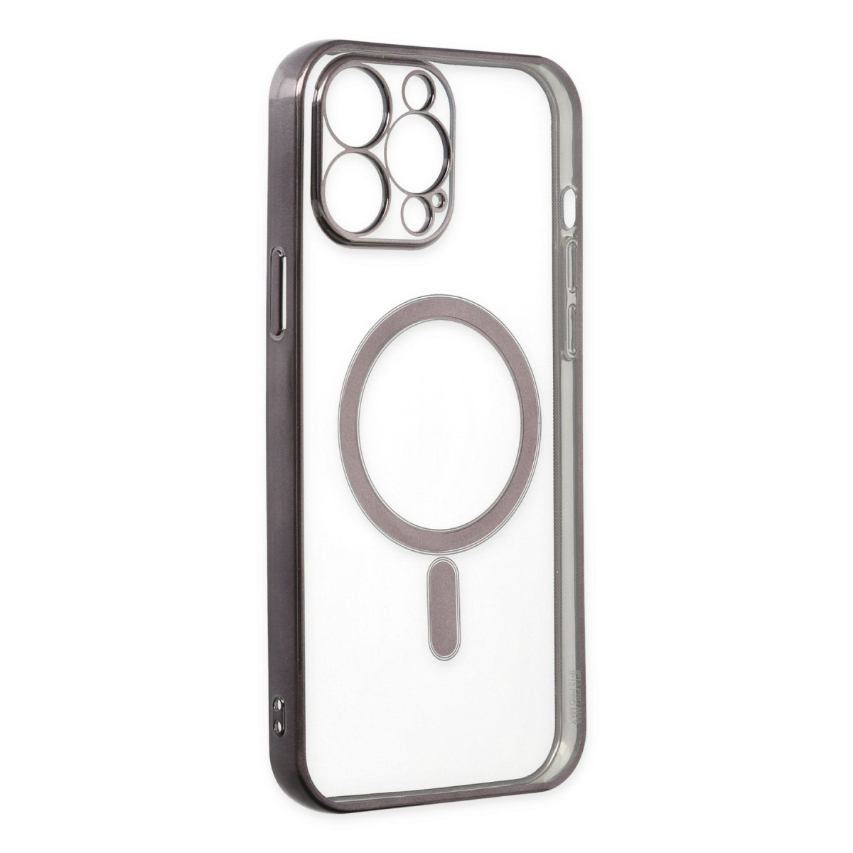 Newface Apple iPhone 14 Pro Kılıf Magneticsafe Lazer Silikon - Siyah — görsel 12