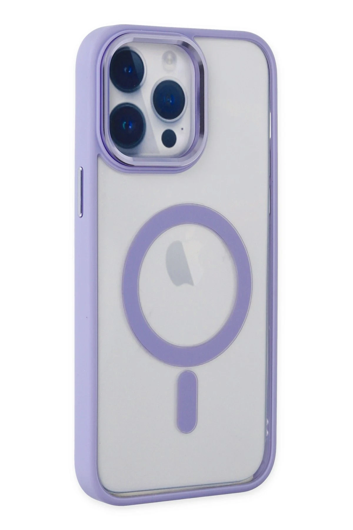 Newface iPhone 14 Pro Kılıf Room Magneticsafe Silikon - Lila