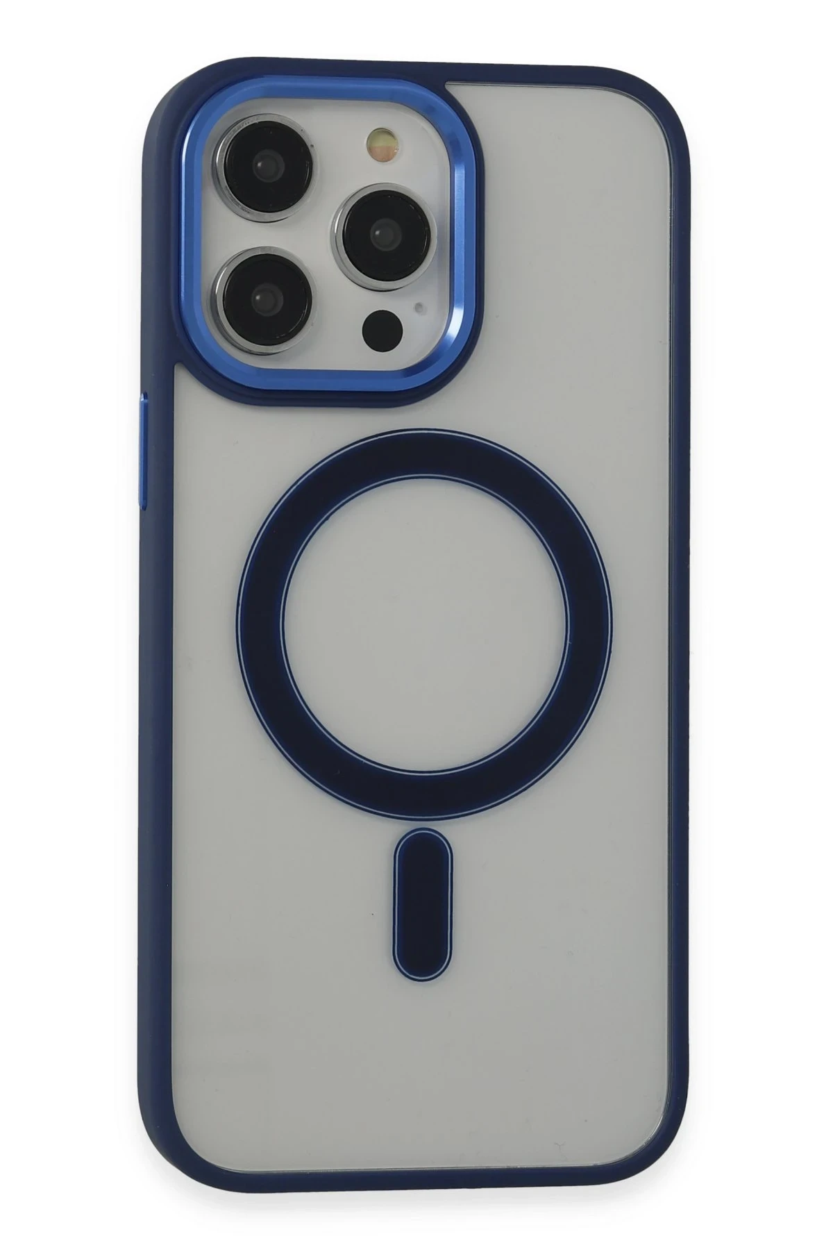 Newface iPhone 14 Pro Kılıf Room Magneticsafe Silikon - Lacivert