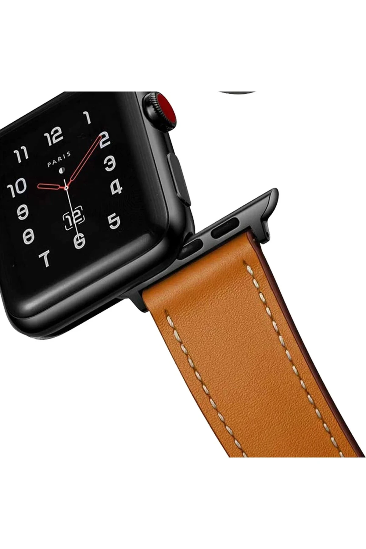 Newface Apple Watch 38mm KR415 Luaz Deri Kordon - Pembe