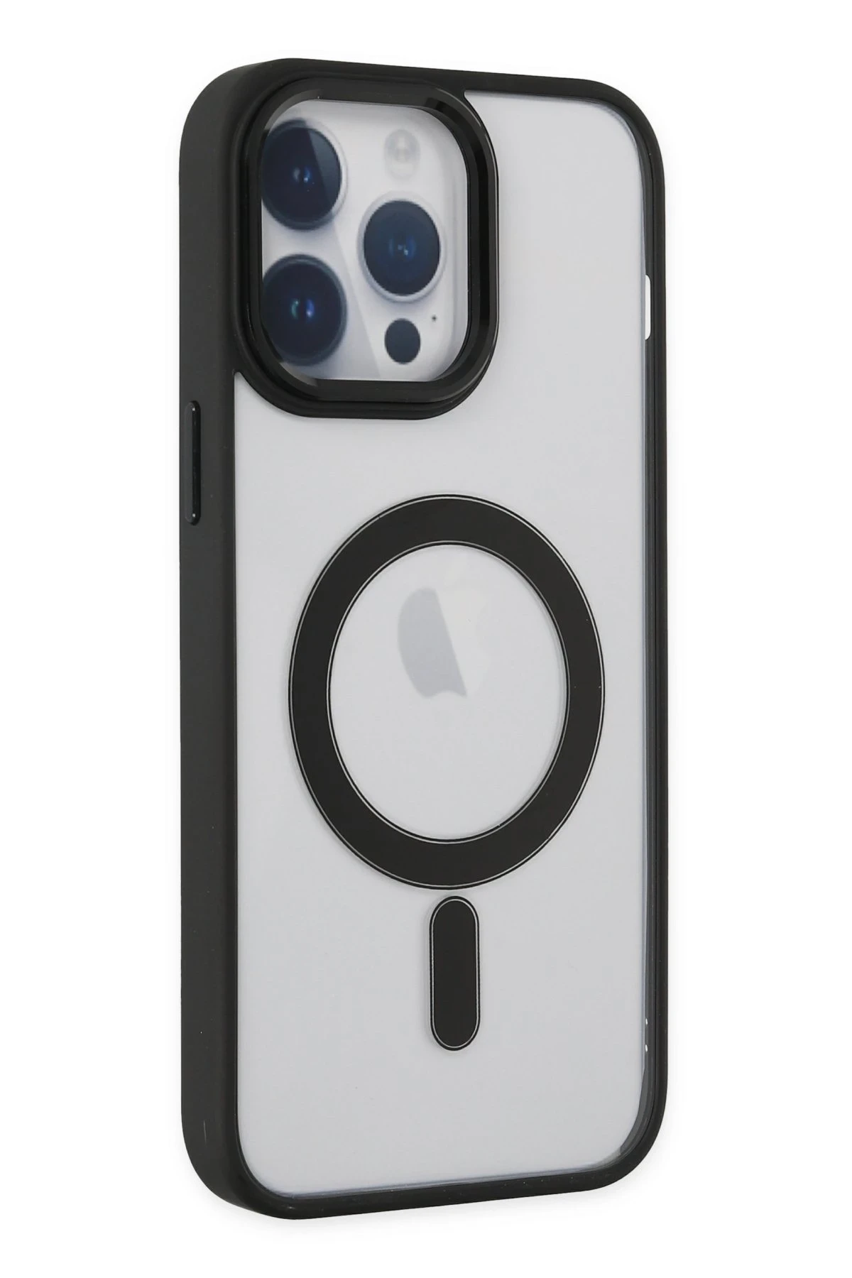 Newface Apple iPhone 14 Pro Max Kılıf Room Magneticsafe Silikon - Siyah