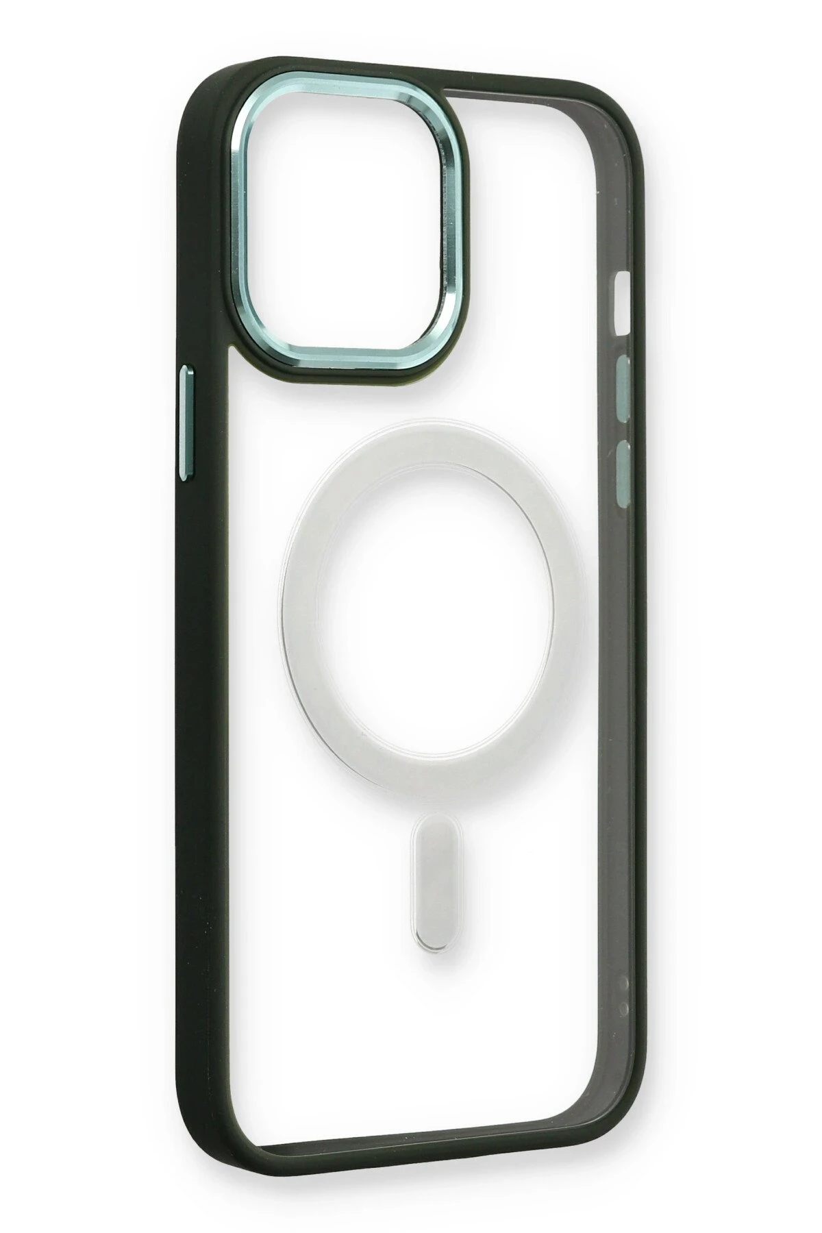 Newface iPhone 14 Pro Max Kılıf Room Magneticsafe Silikon - Köknar Yeşili