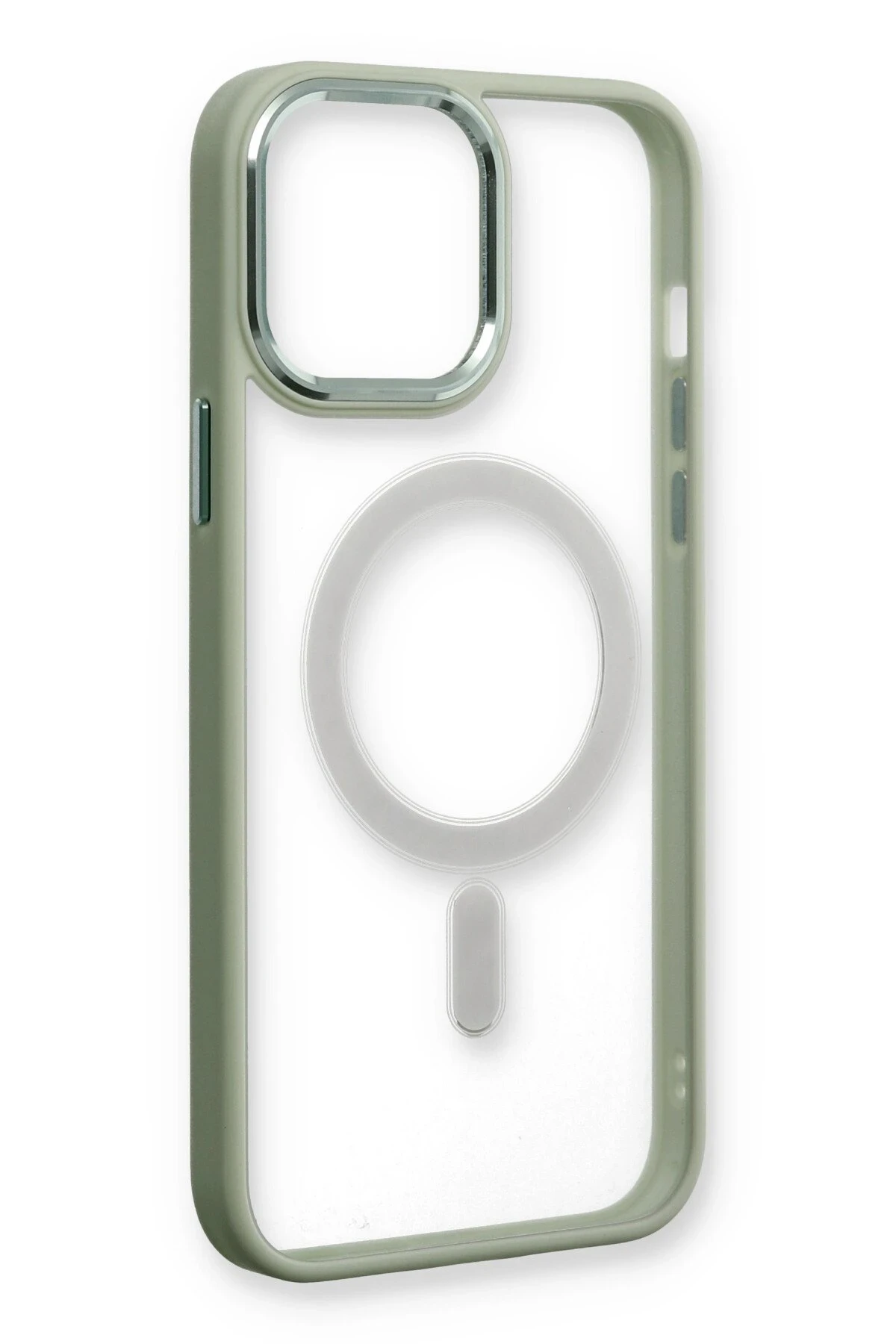 Newface iPhone 14 Pro Max Kılıf Room Magneticsafe Silikon - Su Yeşili