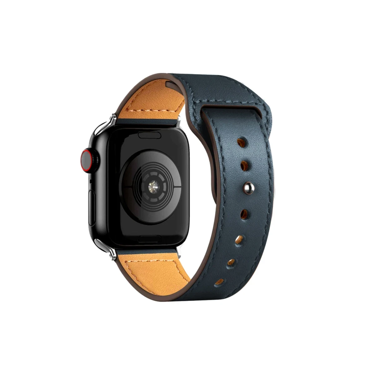 Newface Apple Watch 42mm KR415 Luaz Deri Kordon - Lacivert