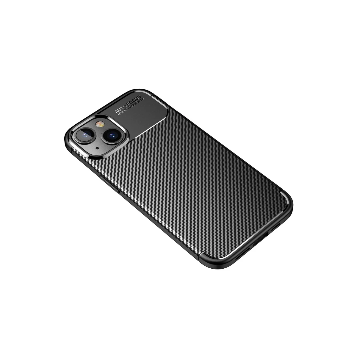 Newface Apple iPhone 14 Plus Kılıf Auto Focus Karbon Kapak - Siyah — görsel 5