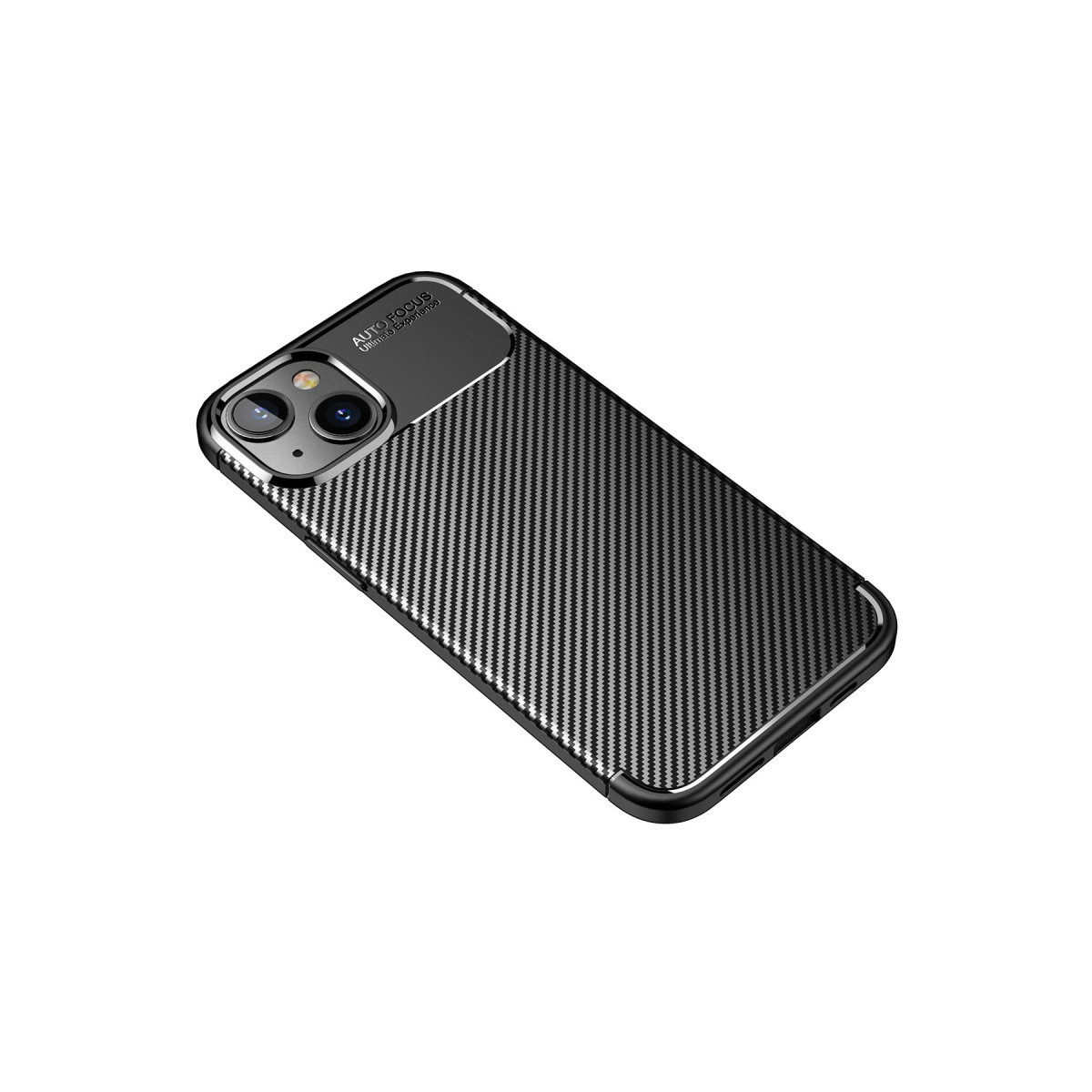 Newface Apple iPhone 14 Plus Kılıf Auto Focus Karbon Kapak - Siyah — görsel 8