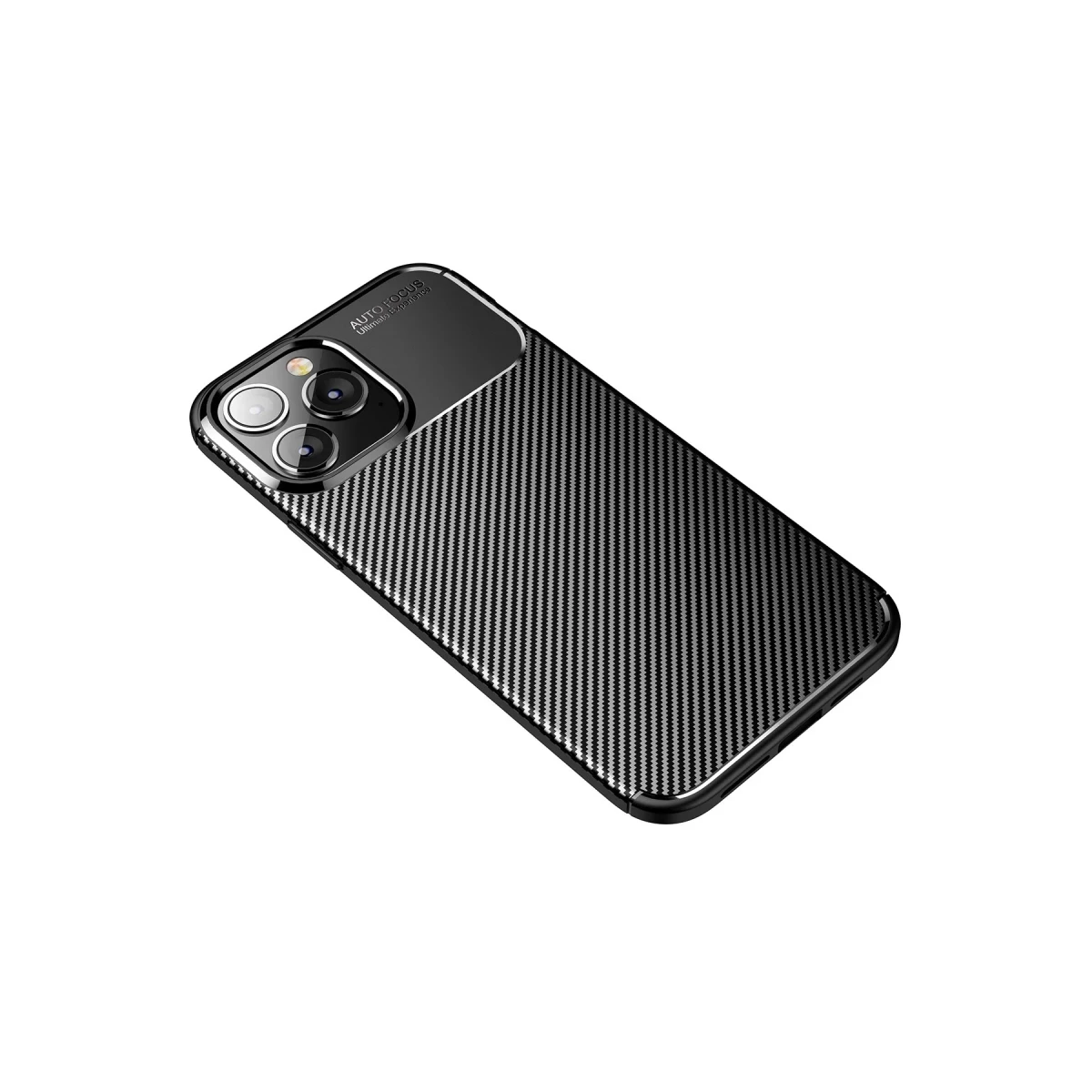 Newface Apple iPhone 14 Pro Max Kılıf Auto Focus Karbon Kapak - Siyah — görsel 5