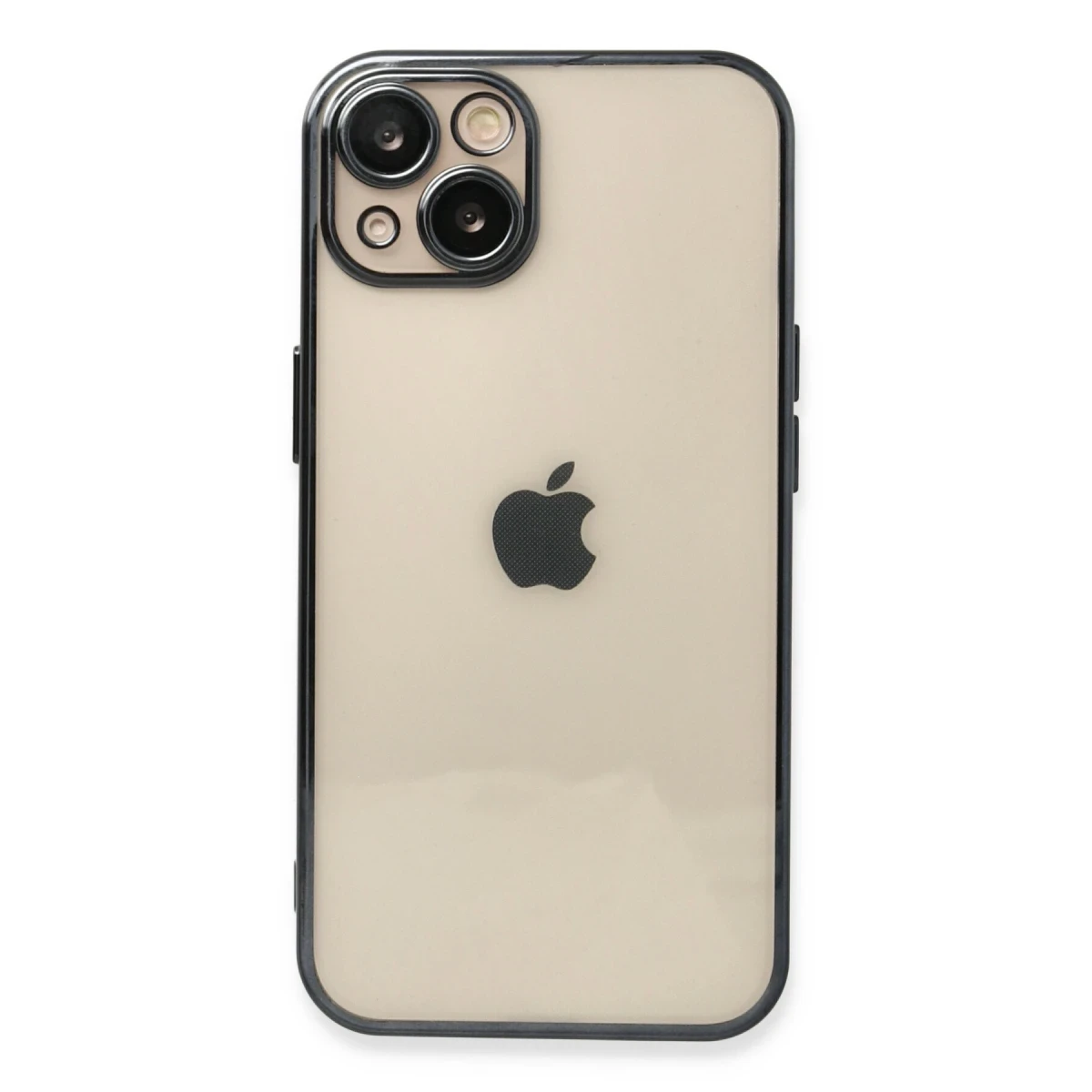 Newface Apple iPhone 14 Kılıf Razer Lensli Silikon - Siyah — görsel 4