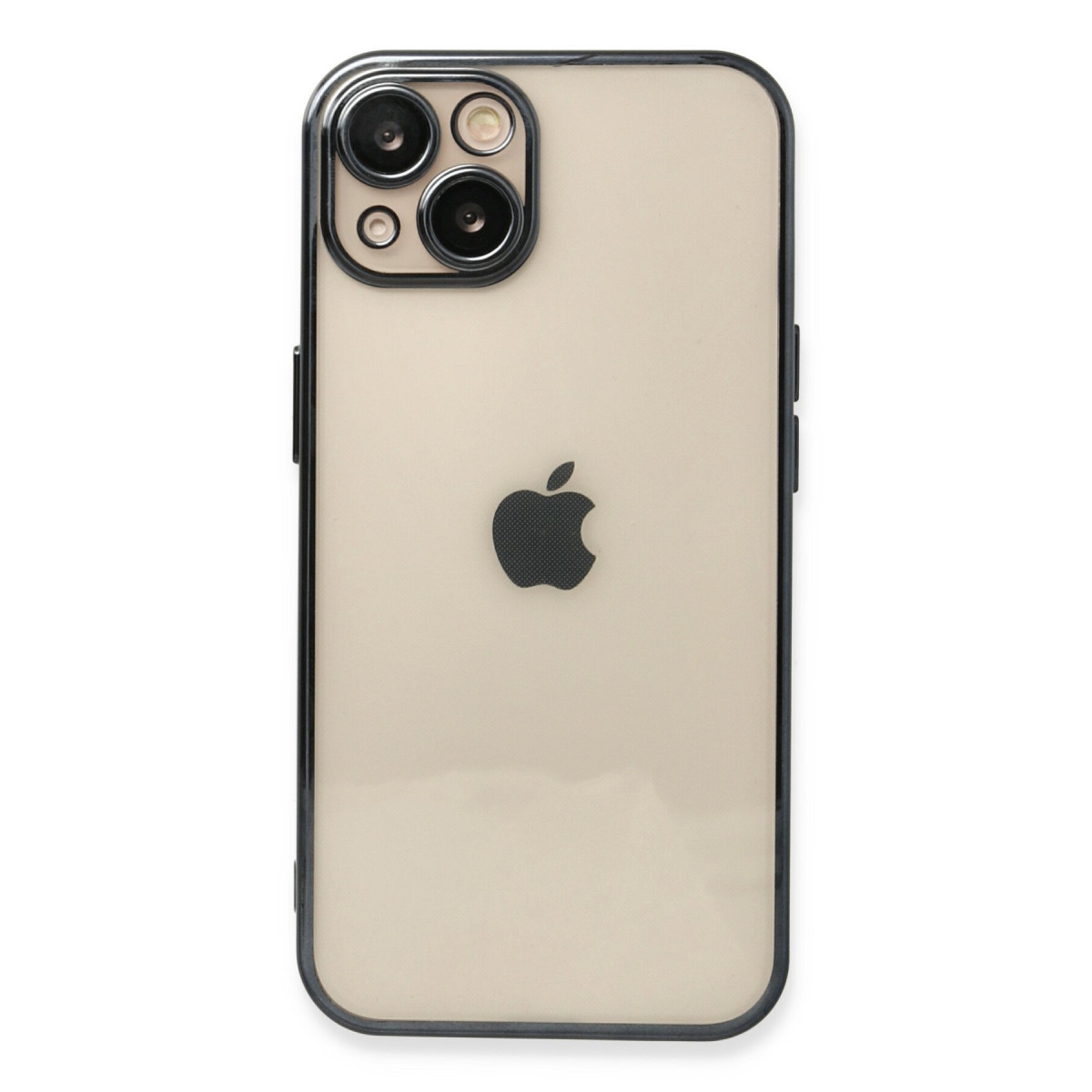 Newface Apple iPhone 14 Kılıf Razer Lensli Silikon - Siyah — görsel 7