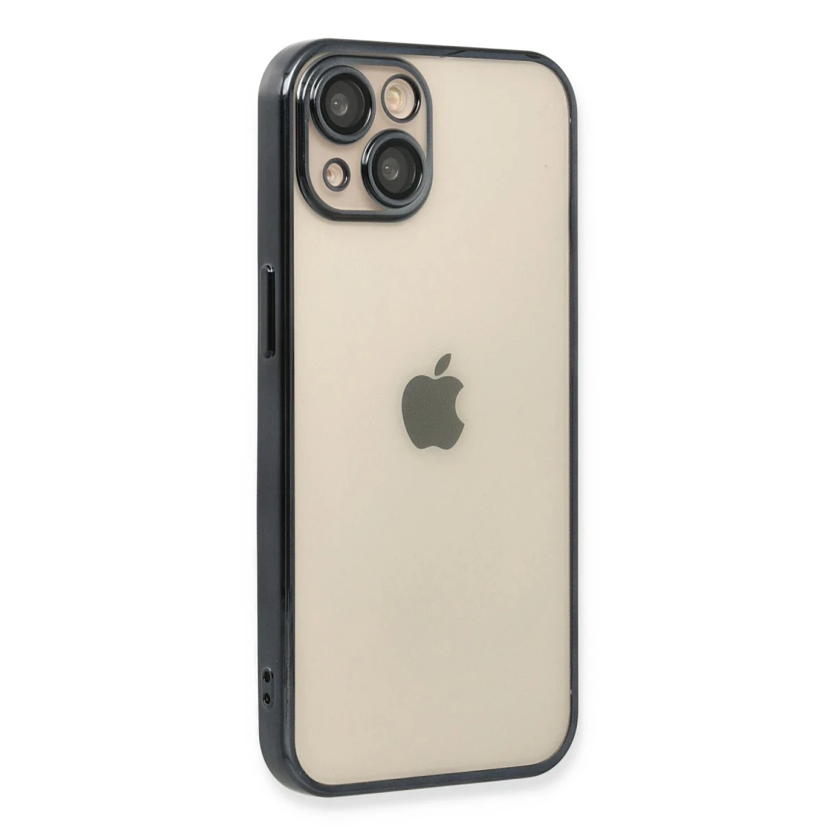 Newface Apple iPhone 14 Kılıf Razer Lensli Silikon - Siyah — görsel 5