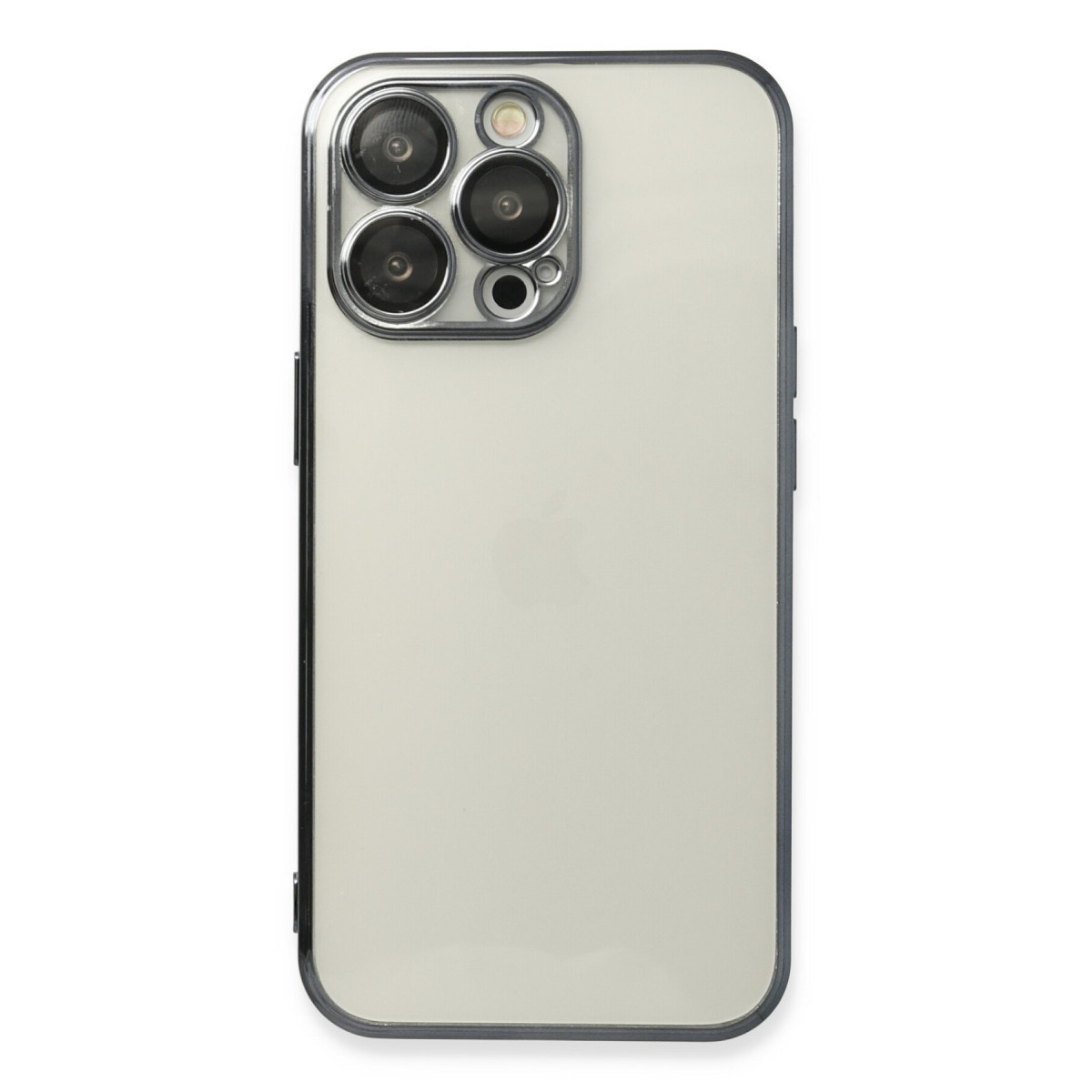 Newface Apple iPhone 14 Pro Kılıf Razer Lensli Silikon - Siyah — görsel 7