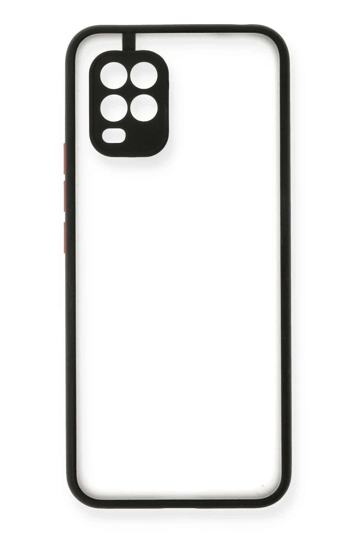 Newface Xiaomi Mi 10 Lite Kılıf Montreal Silikon Kapak - Siyah
