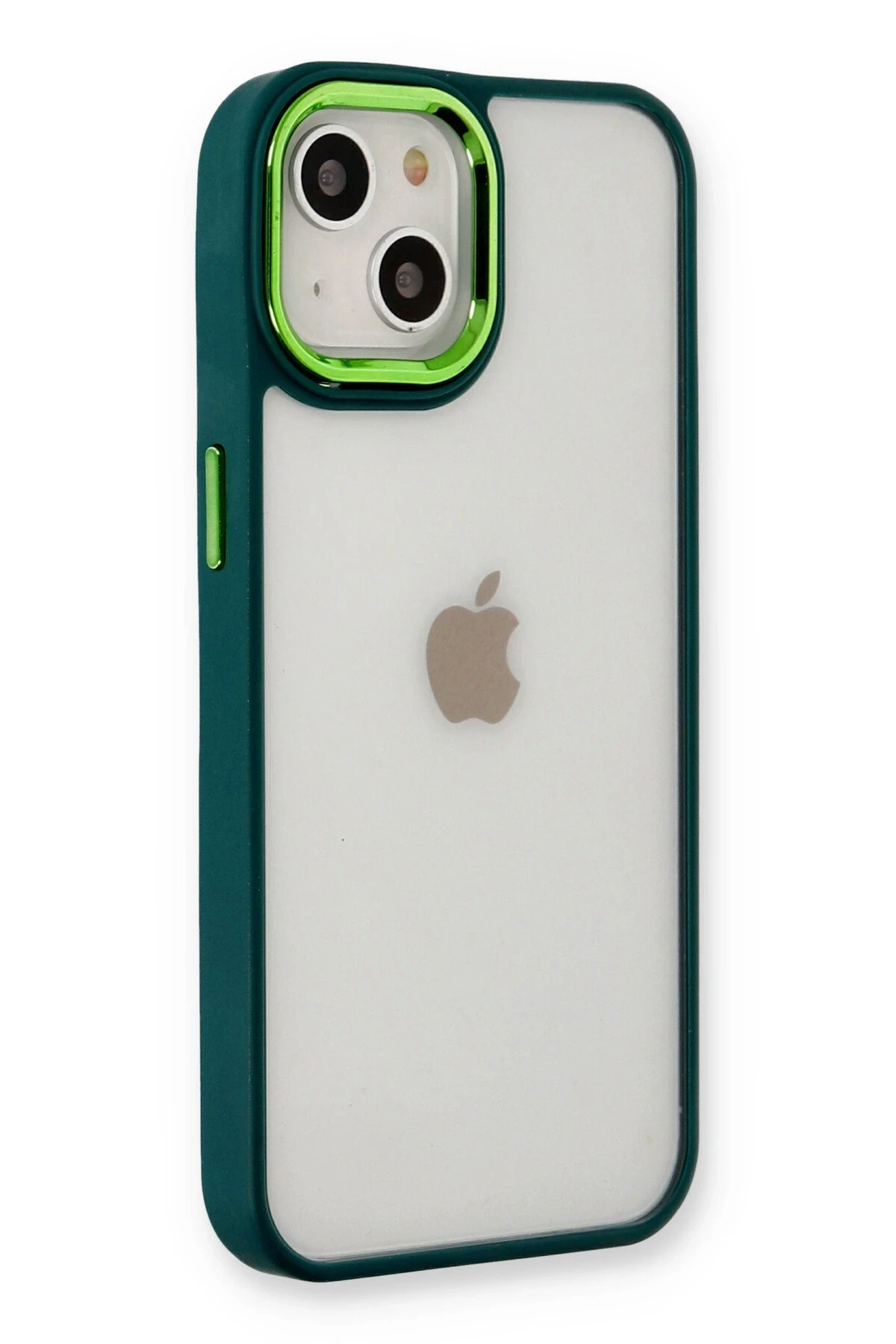 Newface iPhone 14 Plus Kılıf Dora Kapak - Haki Yeşil