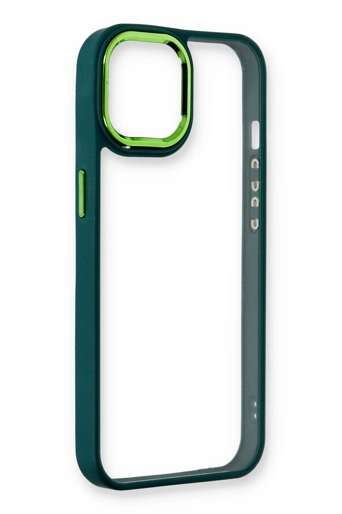 Newface iPhone 14 Plus Kılıf Dora Kapak - Haki Yeşil