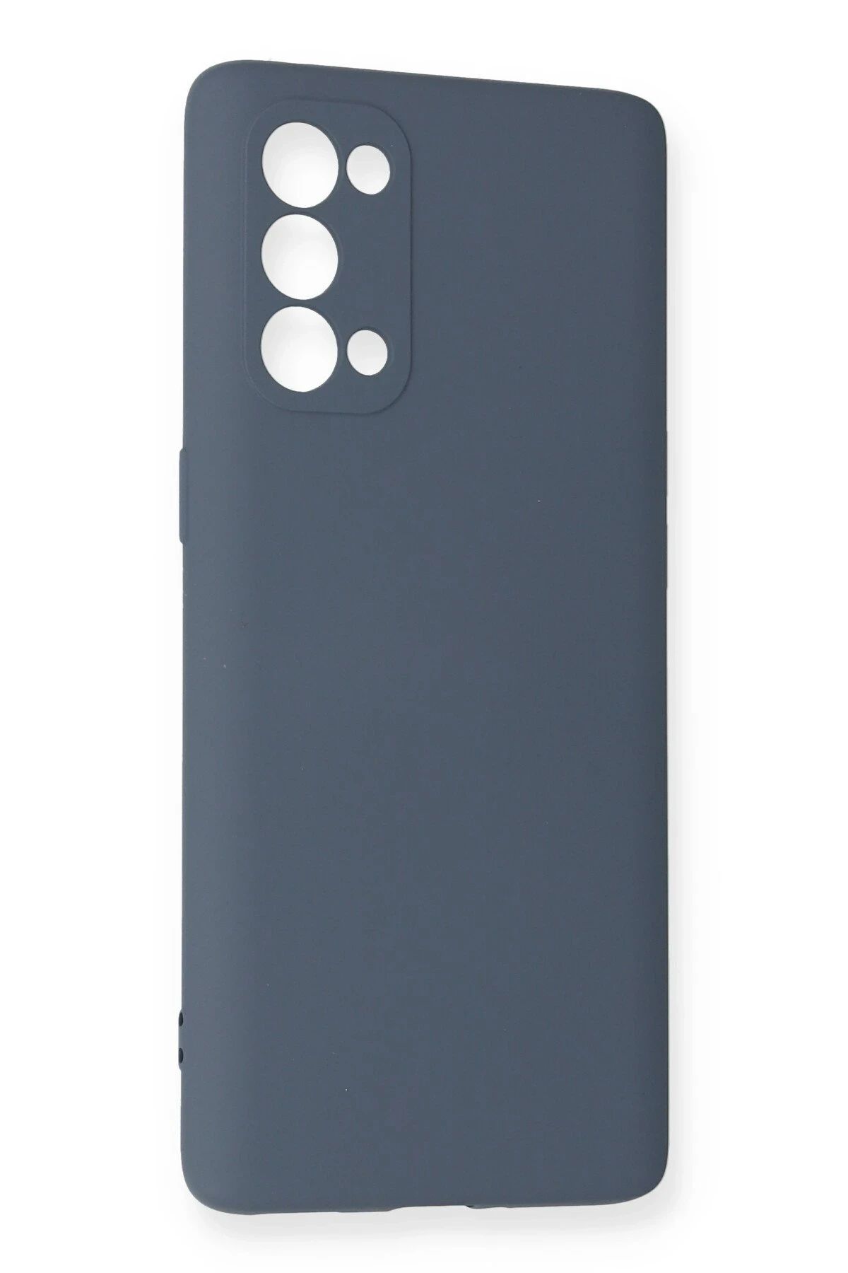 Newface Oppo Reno 5 Pro Kılıf Nano içi Kadife Silikon - Gri