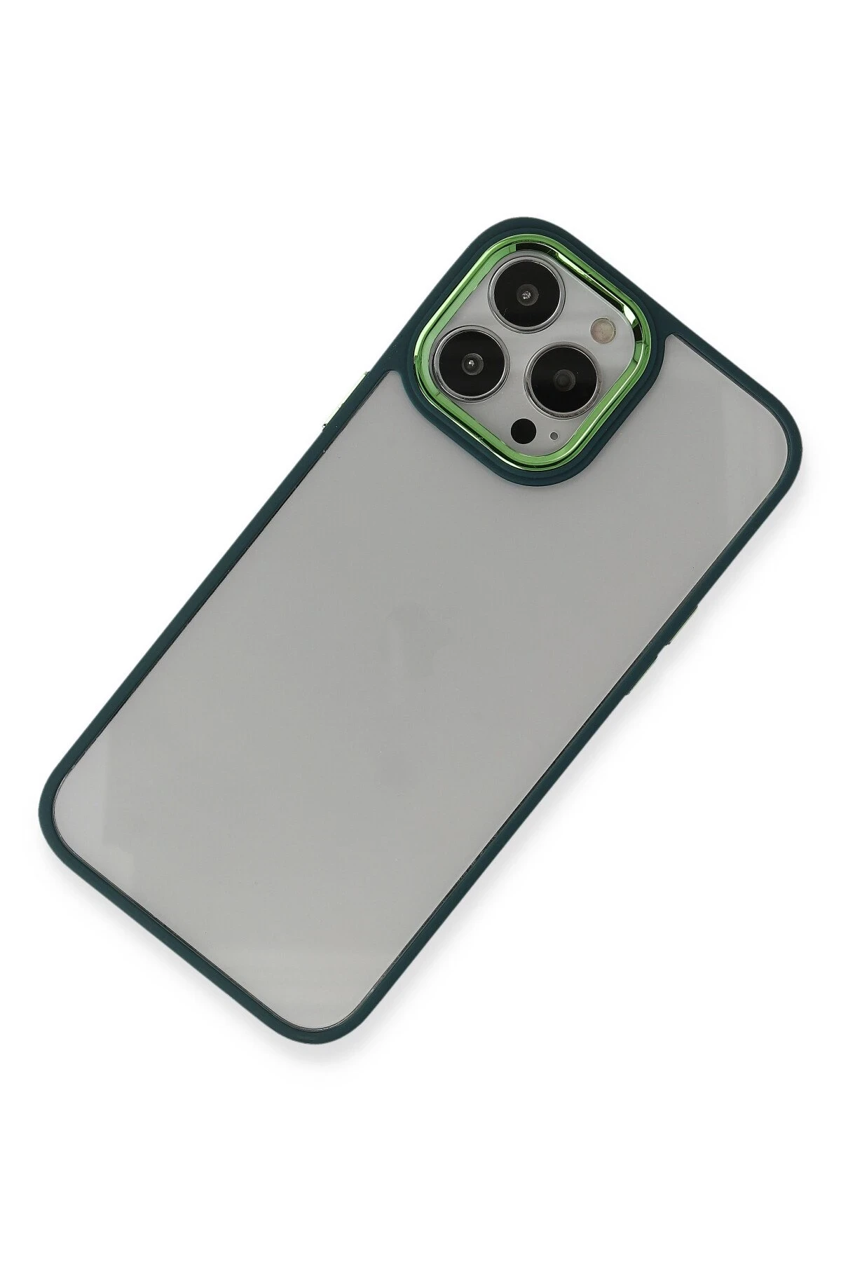 Newface iPhone 14 Pro Kılıf Dora Kapak - Haki Yeşil