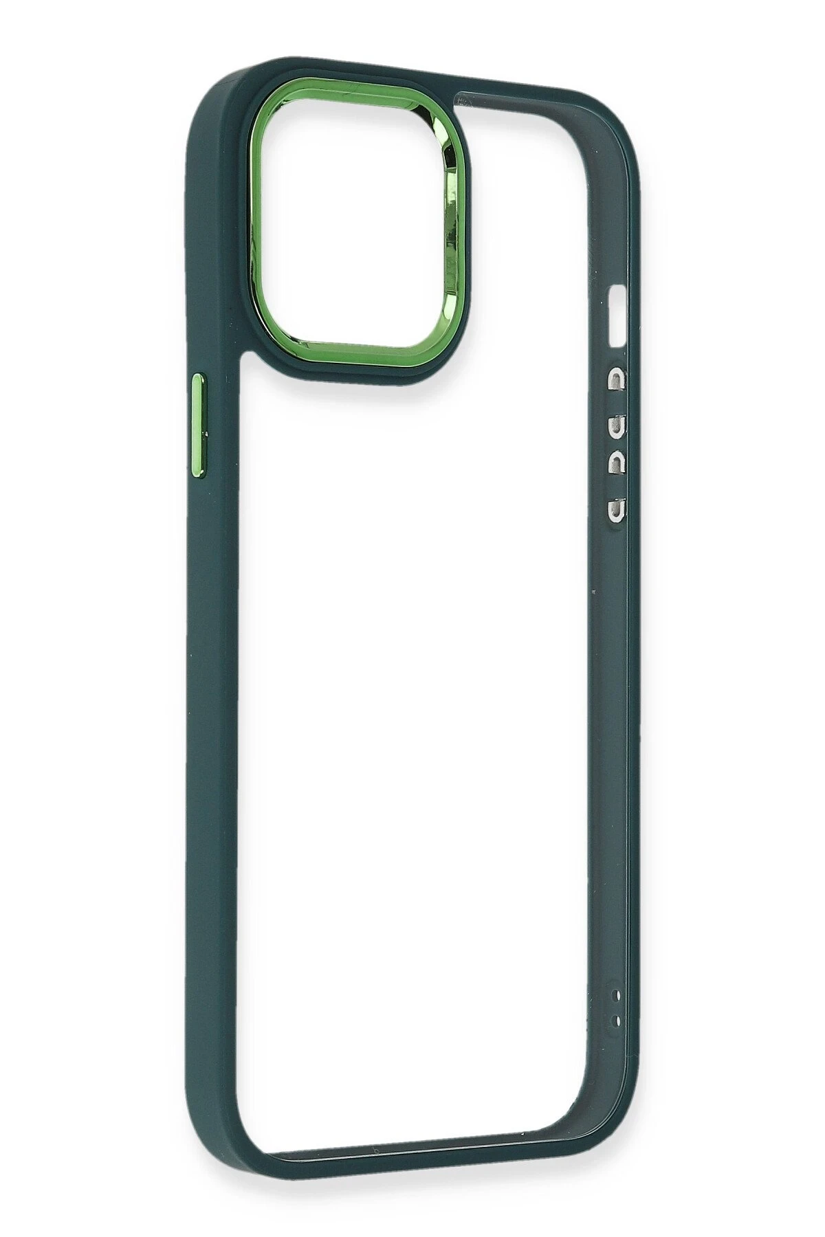 Newface iPhone 14 Pro Kılıf Dora Kapak - Haki Yeşil