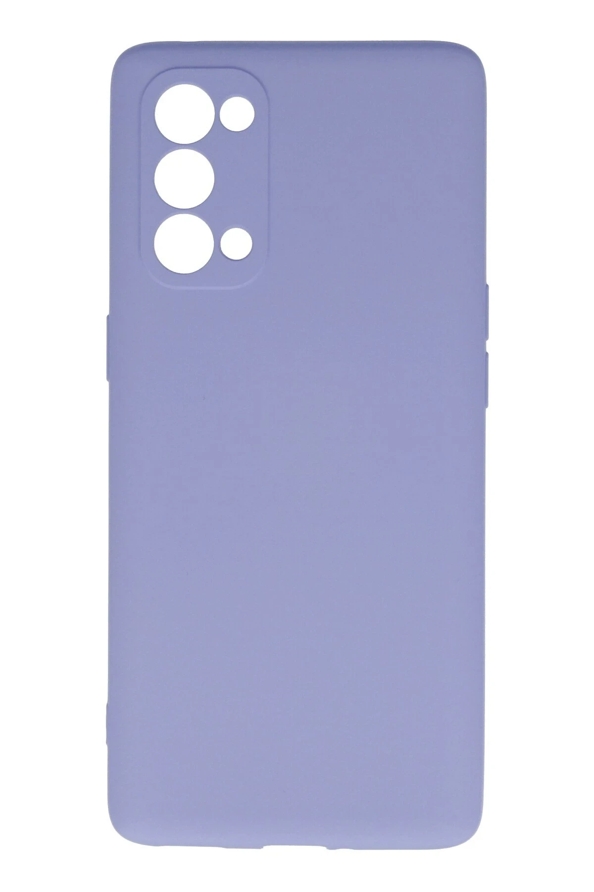 Newface Oppo Reno 5 Pro Kılıf Nano içi Kadife Silikon - Lila