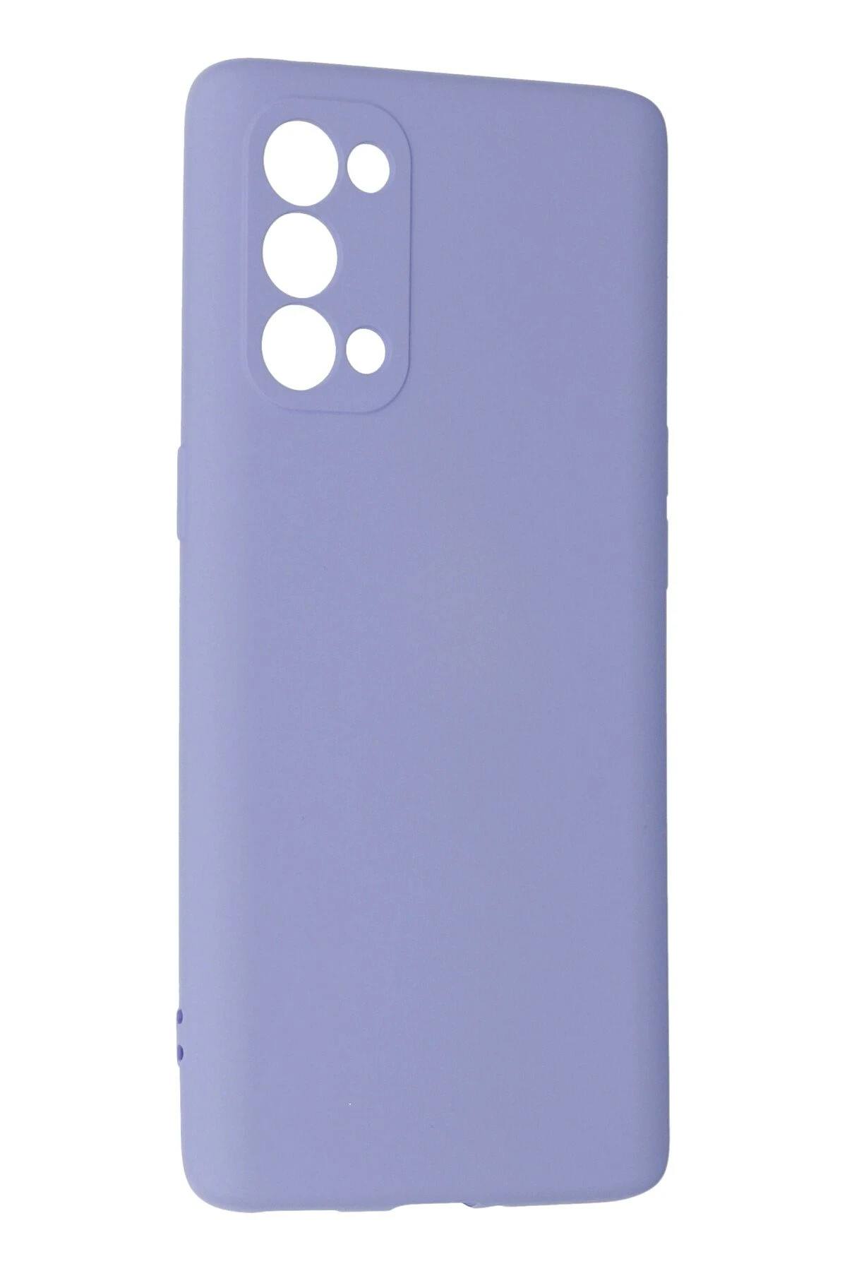 Newface Oppo Reno 5 Pro Kılıf Nano içi Kadife Silikon - Lila