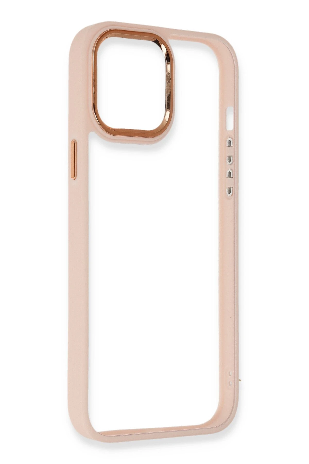 Newface iPhone 14 Pro Max Kılıf Dora Kapak - Pudra